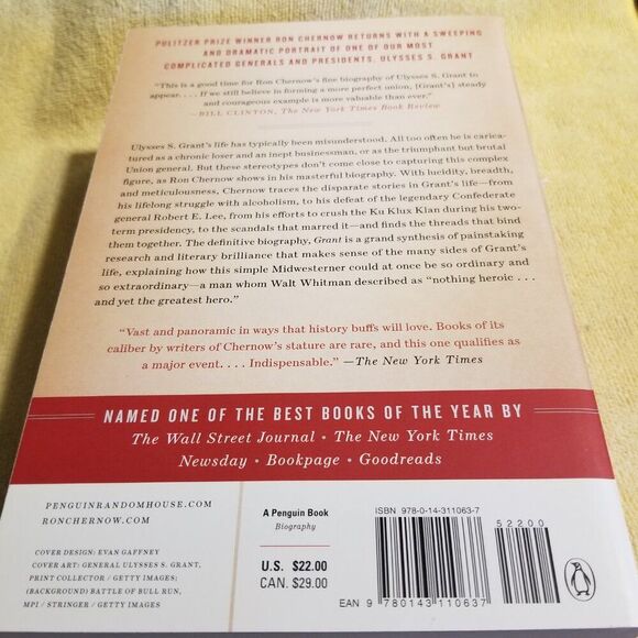 Grant by Ron Chernow paperback book - Picture 3 of 6